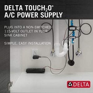 Delta Faucet A/C Power Supply Adapter for Delta Touch Kitchen Sink Faucets with Touch2O Technology EP73954