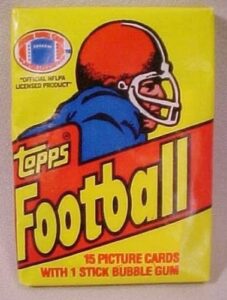 1981 topps football sealed wax pack 15 cards chance of getting a joe montana rookie