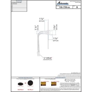 Ambassador Marine Aidack Hot/Cold Shut Off Valve/Mixer, Chrome