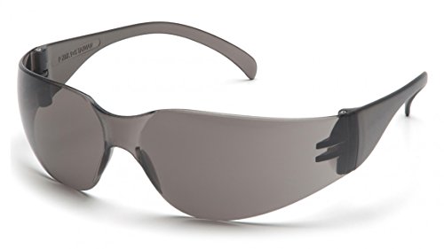 (12 Pair) Pyramex Intruder Glasses Gray Frame/Gray-Hardcoated Lens (S4120S)