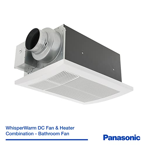 Panasonic FV-0511VH1 WhisperWarm DC Bathroom Fan with Heater - Simplified Ventilation and Heat - 50-80-110 CFM