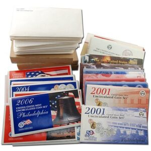 1968 pd to 2009 us mint set collection - first 40 years - complete p&d sets - collection us mint uncirculated - original mint packaging -