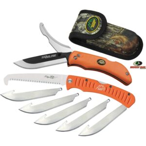 Outdoor Edge Razor-Pro/Saw Combo Folding Knife Box (Clam Pack), Orange