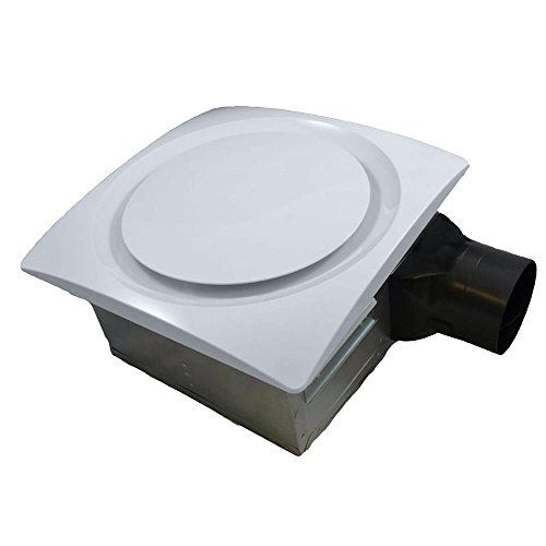 AP120-S G6 W Slim Fit 120-CFM Bathroom Ventilation Fan with White Grille