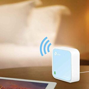 TP-Link N300 Wireless Portable Nano Travel Router(TL-WR802N) - WiFi Bridge/Range Extender/Access Point/Client Modes, Mobile in Pocket