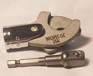 wilspec llc cargo winch strap winding tool w/free drill adaptor