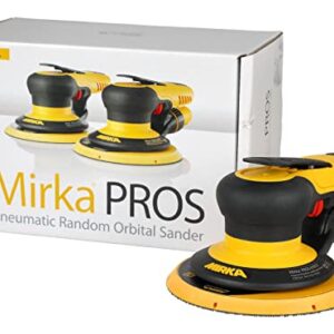 Mirka MRP-650CV Pneumatic Sander, Yellow, Black