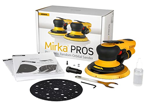 Mirka MRP-650CV Pneumatic Sander, Yellow, Black