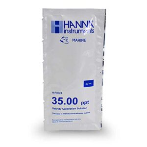 hanna instruments hi70024p 35 ppt salinity calibration solution single sachet