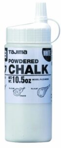 tajima plc2-w300 white ultra fine snap line chalk, with easy fill nozzle 10.5 oz. model: plc2-w300 tools & home improvement