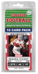 ohio st. buckeyes- (10) card pack college football different buckeye superstars starter kit! comes in souvenir case! great mix of modern & vintage players for the super buckeye fan! by 3bros