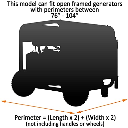 GenTent Generator Running Cover - Universal Kit (Standard, Grey) - for Open Frame Generators