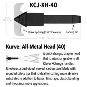 Klever Kurve 10 Pack - Klever X Change Replacement Heads - Safety Cutter