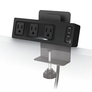 Balt Table Clamp Mount Power Outlet & USB Charger (66675)