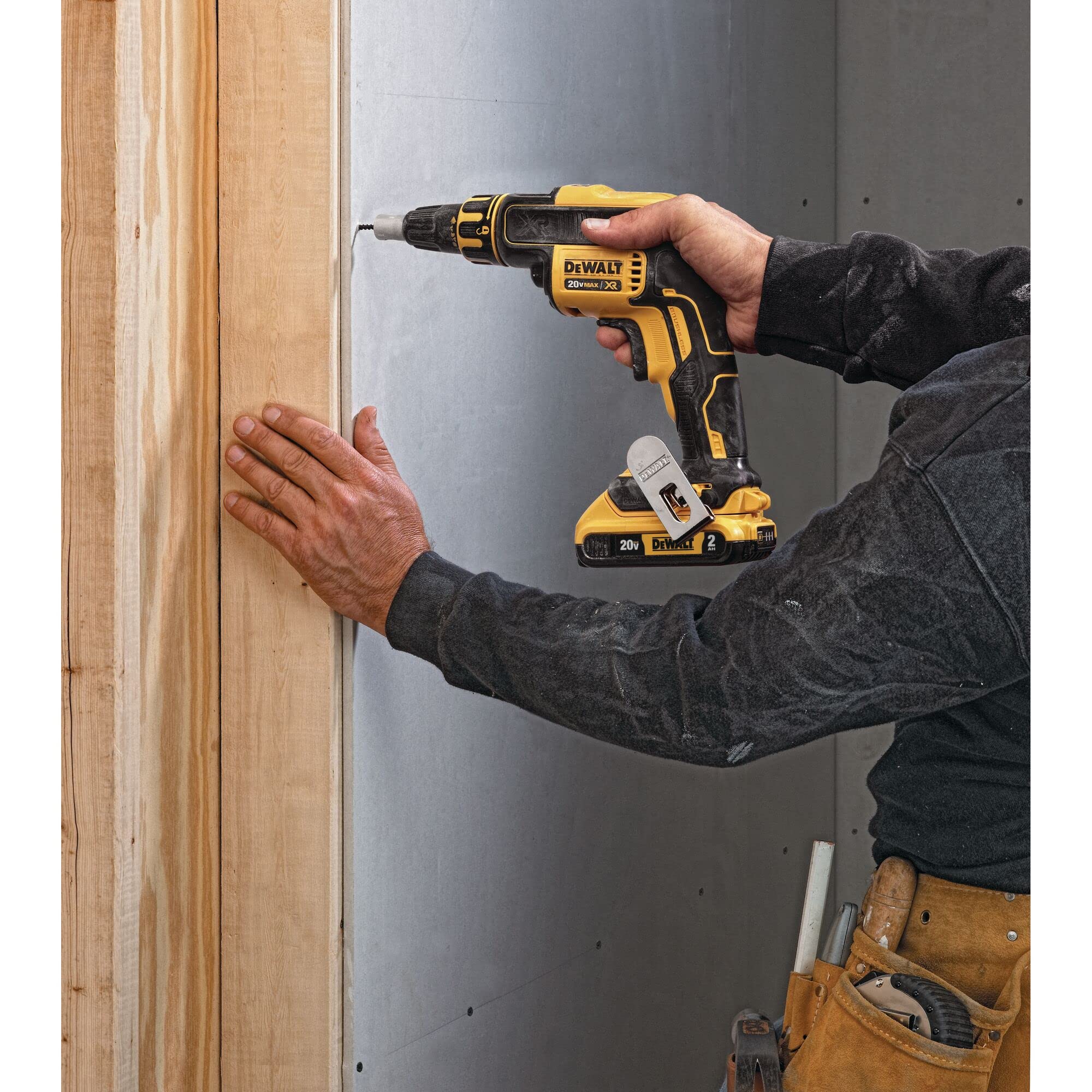 DEWALT 20V MAX XR Drywall Screw Gun, Cordless, 4,400 RPM, LED Light, Bare Tool Only (DCF620B)