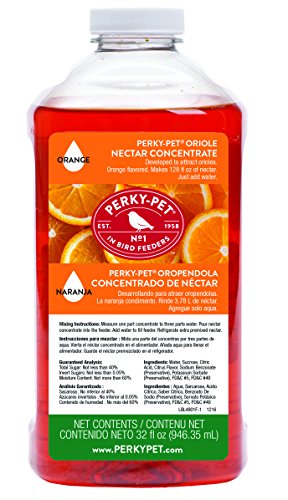 Perky-Pet 4801 Oriole Nectar Concentrate, 32-Ounce