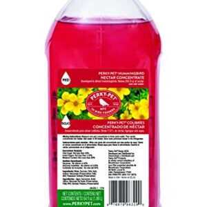 Perky-Pet 255 Hummingbird Nectar 64 Oz Liquid Concentrate - Makes 256 Oz of Hummingbird Nectar