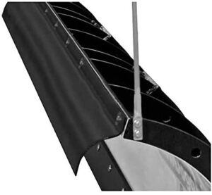 sam universal contoured thermoplastic deflector for plows - 108in.l x 8in.h, model number 1309035