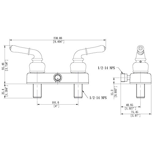 HowPlum RV/Mobile Travel Home Shower Valve with Hand-Held Shower Set, Oil Rubbed Bronze