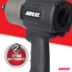 AIRCAT Pneumatic Tools 1770-XL 3/4 Inch Composite Impact Wrench 1600 ft-lbs