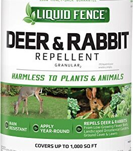 Liquid Fence Deer & Rabbit Repellent Granular, 2-Pound, 6-Pack, Plain