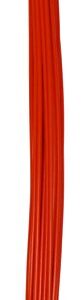 Polyethylene (LDPE) Plastic Welding Rod, 1/8" Diameter, 30 Ft, Orange