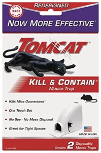 tomcat kill and contain mouse trap, 2-pack(2pack 4 traps total)