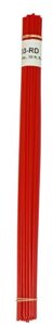 polyethylene (ldpe) plastic welding rod, 1/8" diameter, 30 ft, red