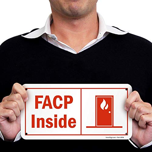 SmartSign - S-9947-PL-05x10 "FACP Inside" Sign | 5" x 10" Plastic