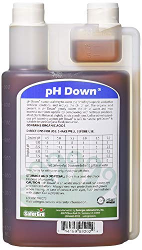 Safer Gro SG9920QT Ph Down Lowers Water