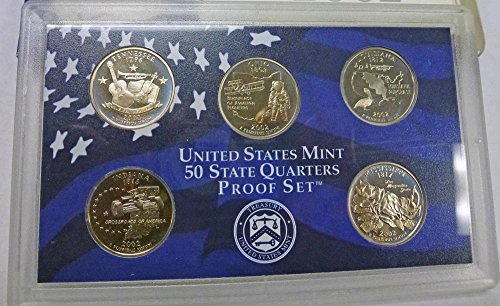 2002 S Statehood Quarters Proof Set Original Mint