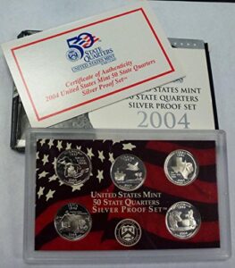 2004 s silver statehood quarters collection us mint original government package