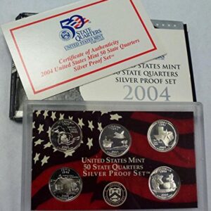 2004 S Silver Statehood Quarters Collection US Mint Original Government Package