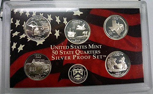 2004 S Silver Statehood Quarters Collection US Mint Original Government Package