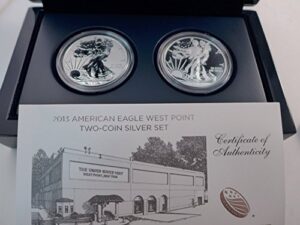 2013 w silver eagle two coin west point mint reverse proof set