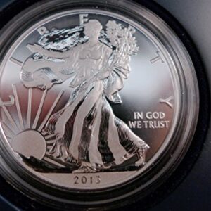 2013 W Silver Eagle Two coin West point mint reverse proof set