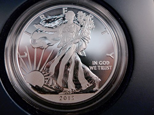 2013 W Silver Eagle Two coin West point mint reverse proof set