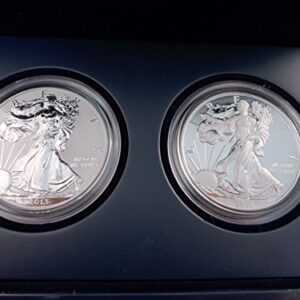 2013 W Silver Eagle Two coin West point mint reverse proof set