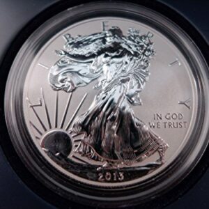 2013 W Silver Eagle Two coin West point mint reverse proof set