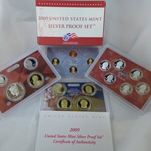 2009 s silver proof set 18 coin set