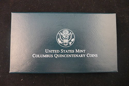 1992 D Columbus Quincentenary Coins Two piece Uncirculated set