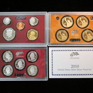 2010 S Silver Proof Set 14 coin set