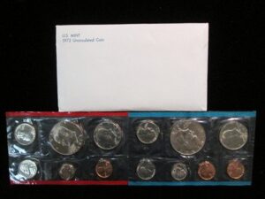 1973 mint set 13 coins p and d mints