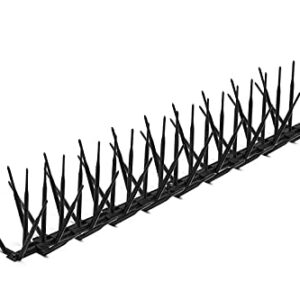 Plastic Bird Spikes 7 inch Wide Black 50 ft. Box