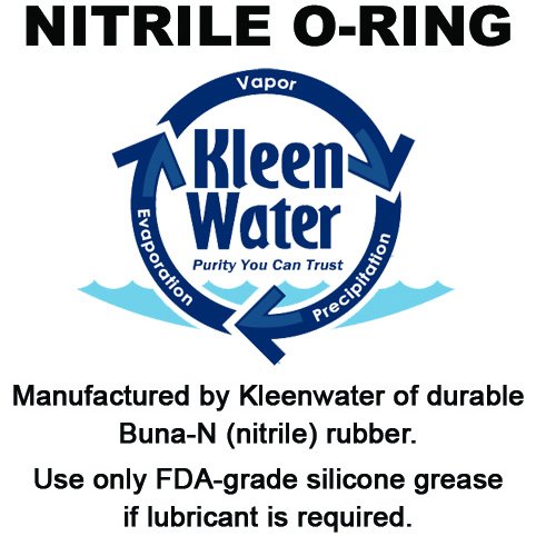 KleenWater String Wound Water Filters, 4.5 x 20 Inch, 50 Micron, Made in USA, Compatible with Aqua-Pure AP814-2 and AP802, Set of 3 Cartridges with One O-Ring