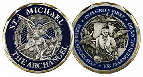 St. Michael the Archangel Airman Challenge Coin 3130 by Eagle Crest