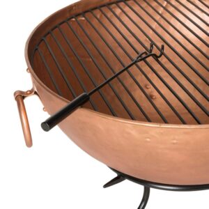 Safavieh Outdoor Collection Bangkok Fire Pit, Copper and Black