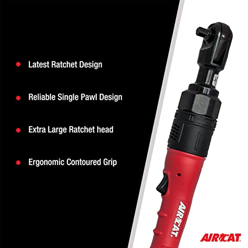 AIRCAT Pneumatic Tools 805-HT High Torque Ratchet Wrench 130 ft-lbs - 3/8-Inch