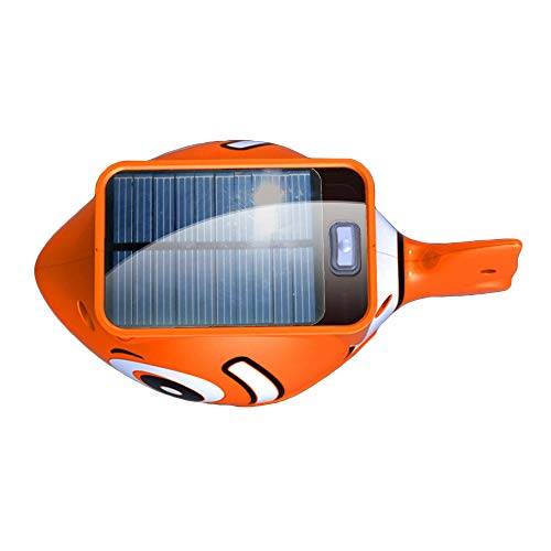 Blue Wave NA4177 Sun Fish Solar Floating Pool Light, Orange, 7.5 x 4.5 x 4.5 inches