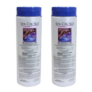 spachoice 472-3-3001-02bx bromine tabs for spas and hot tubs 1.5-pounds, 2-pack
